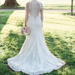 Allure Bridal Gown and Veil.